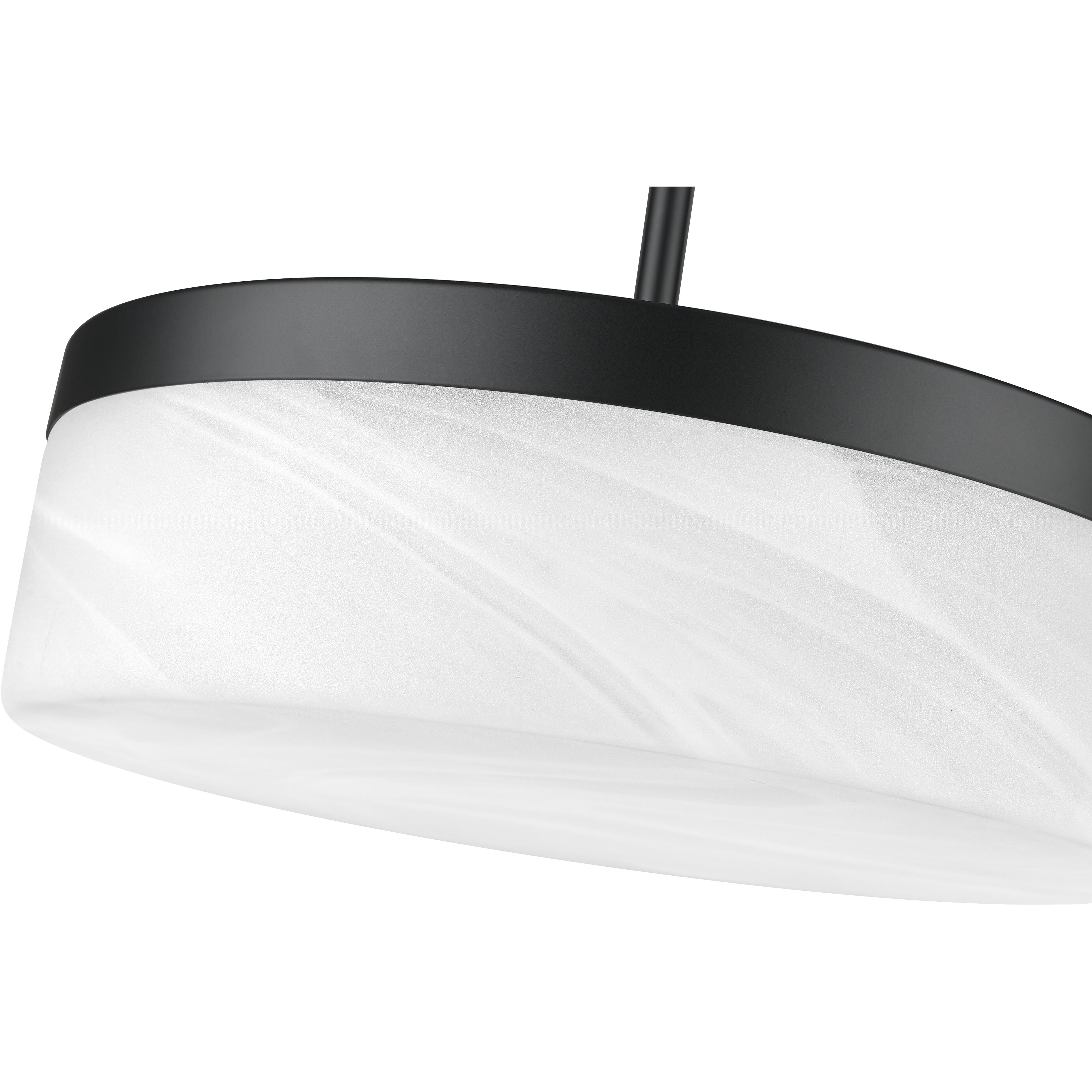 Renaud LED 13 inch Matte Black Pendant Ceiling Light
