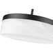 Renaud LED 13 inch Matte Black Pendant Ceiling Light
