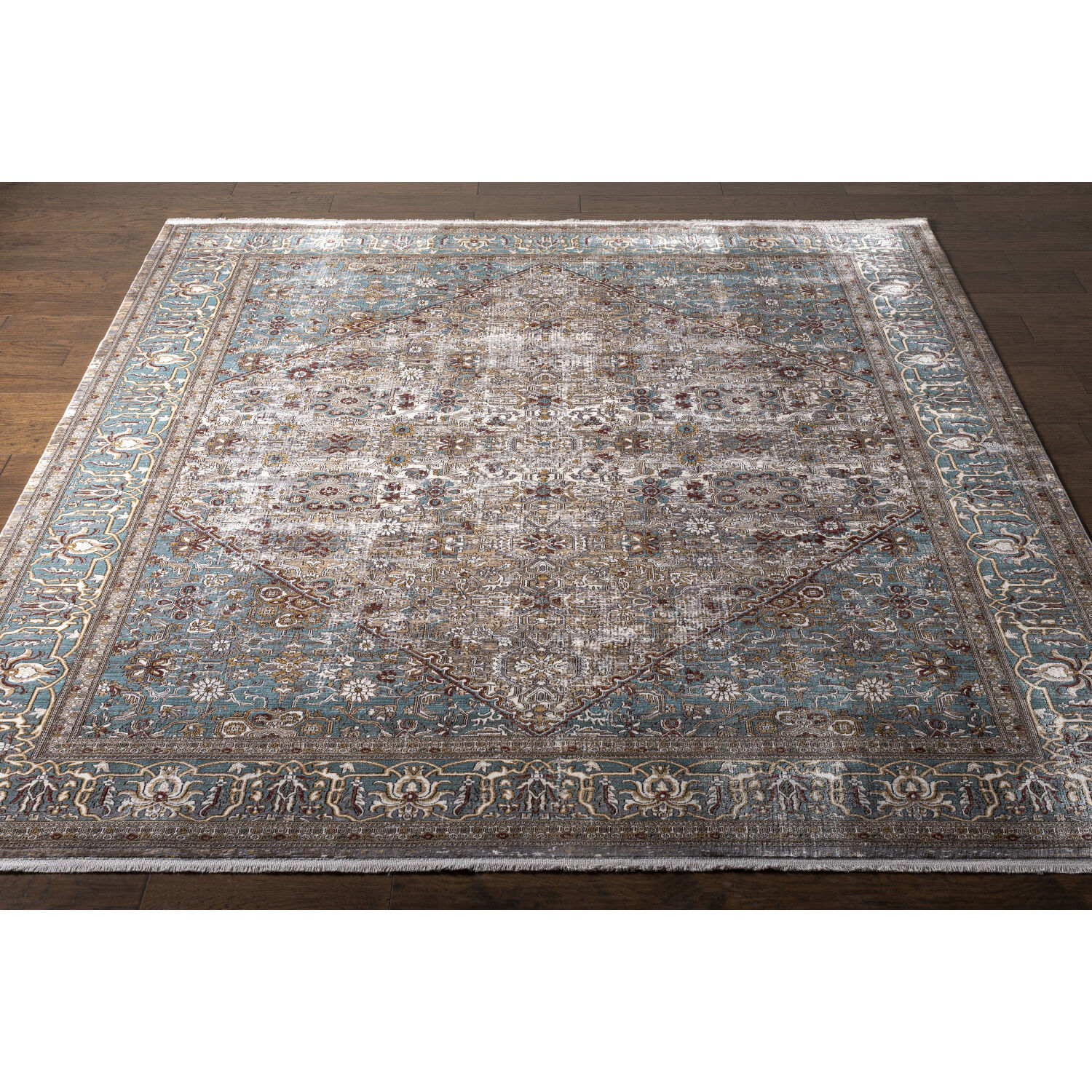 Eclipse 147 X 108 inch Medium Grey Rug in 9 X 12, Rectangle