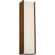 Kelly Wearstler Satori LED 4.5 inch Natural Walnut ADA Boxed Sconce Wall Light