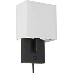 Oberlin 1 Light 7 inch Dark Bronze Wall Lamp Wall Light