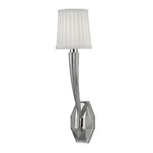 Erie 1 Light 5 inch Polished Nickel Wall Sconce Wall Light 