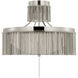 Fisher Weisman Sutton LED 21 inch Polished Nickel Flush Mount Ceiling Light