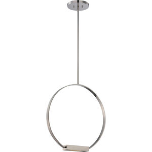 Cirque LED 21 inch Polished Nickel Pendant Ceiling Light