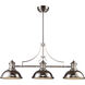 Chadwick Linear Chandelier Ceiling Light in Incandescent