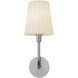 Alora Mood Plisse 1 Light 8 inch Chrome Bath Vanity Light Wall Light