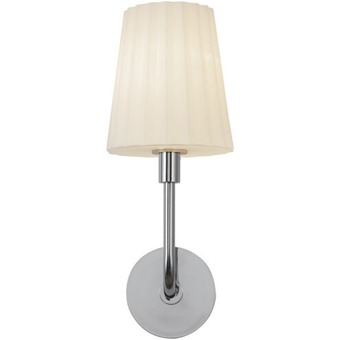 Alora Mood Plisse 1 Light 8 inch Chrome Bath Vanity Light Wall Light