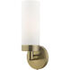 Aero 1 Light 4 inch Antique Brass ADA ADA Single Sconce Wall Light