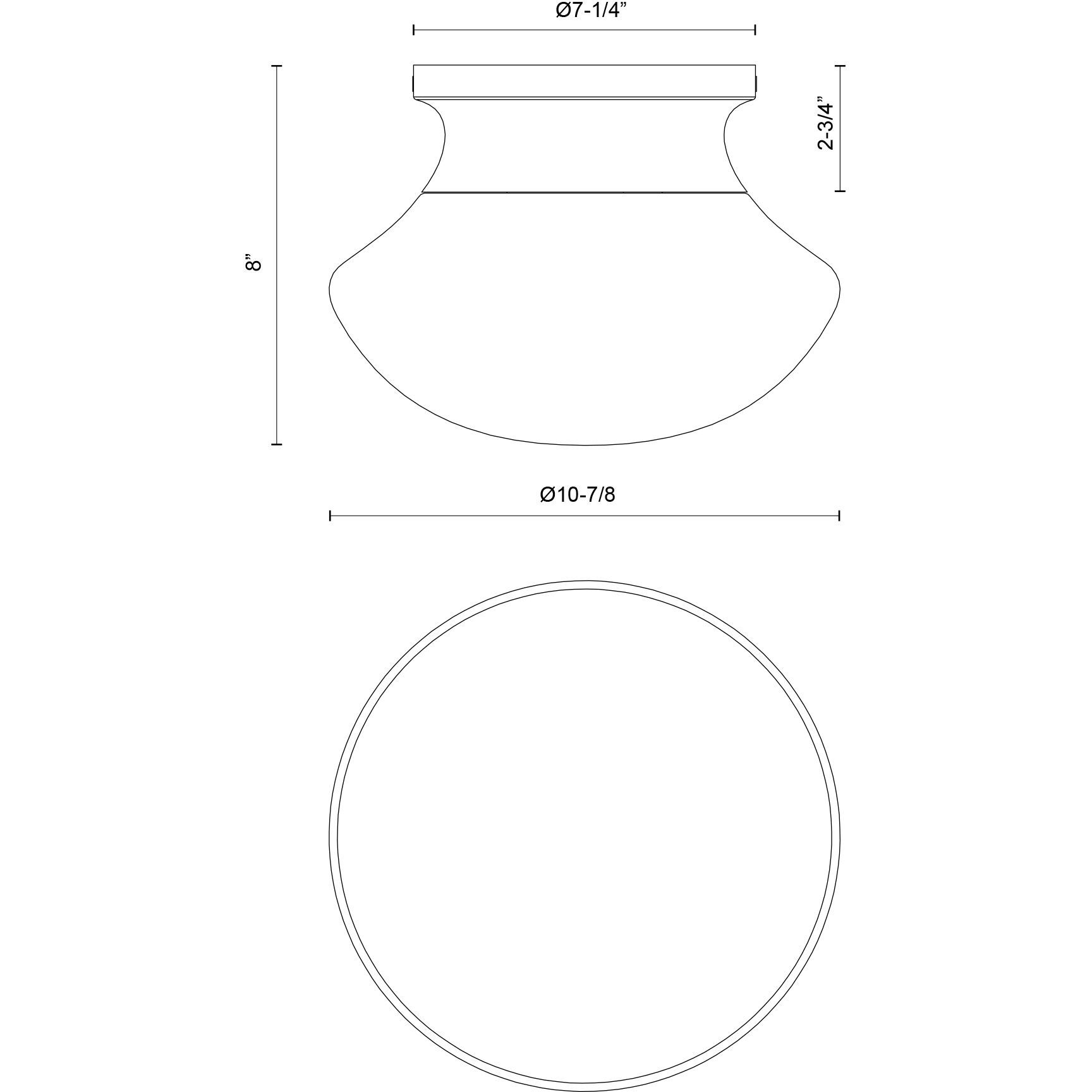 Alora Mood Marcel 1 Light 10.88 inch Matte Black Flush Mount Ceiling Light