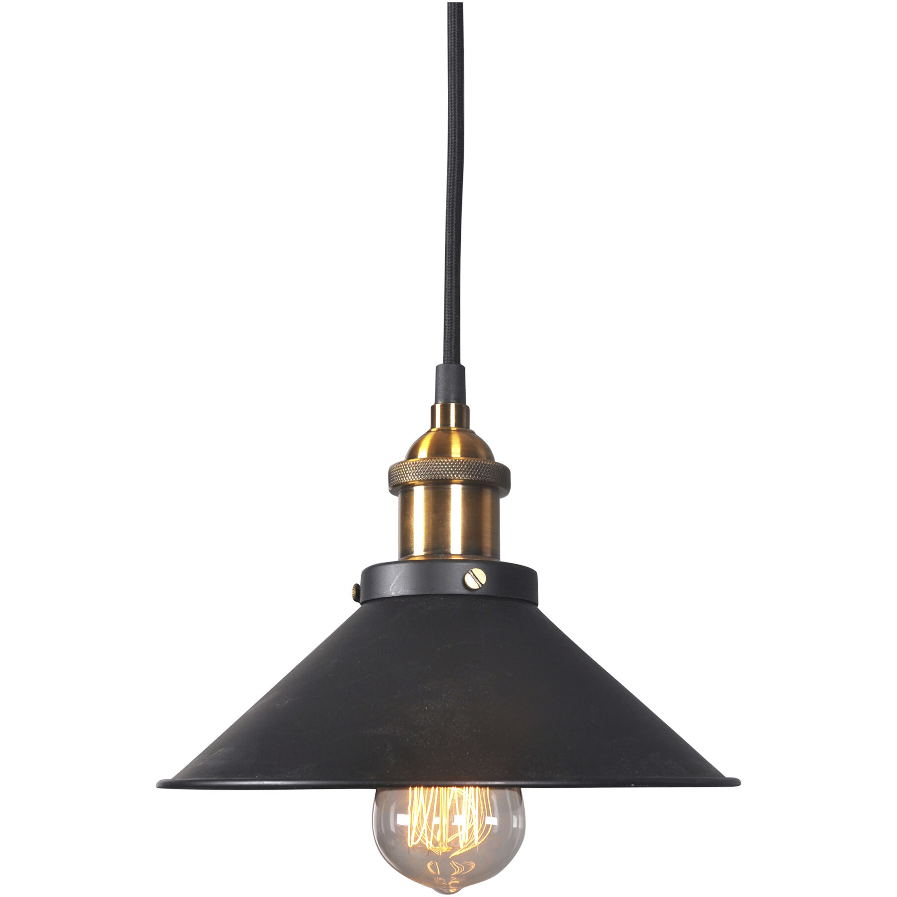 Renata LED 8 inch Black Pendant Lamp Ceiling Light