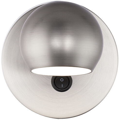 Duplex Reading Light Wall Light in Brushed Nickel, dweLED