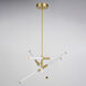 Avalon LED 27 inch Muted Brass Pendant Ceiling Light