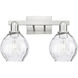 Arcadia Waverly 2 Light 17 inch Brushed Satin Nickel Bath Vanity Light Wall Light