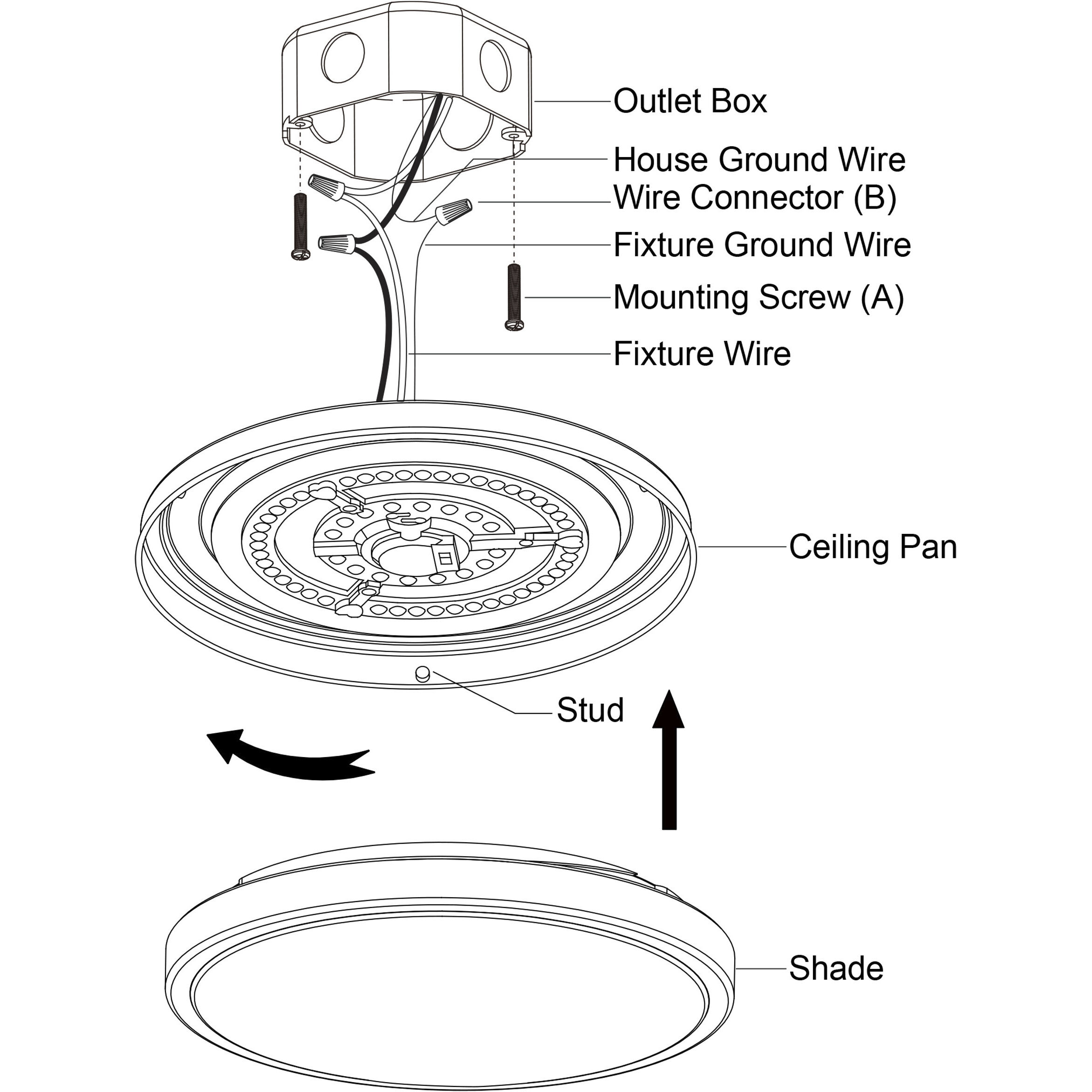 Ellie LED 16.25 inch Bronze Flush Mount Ceiling Light