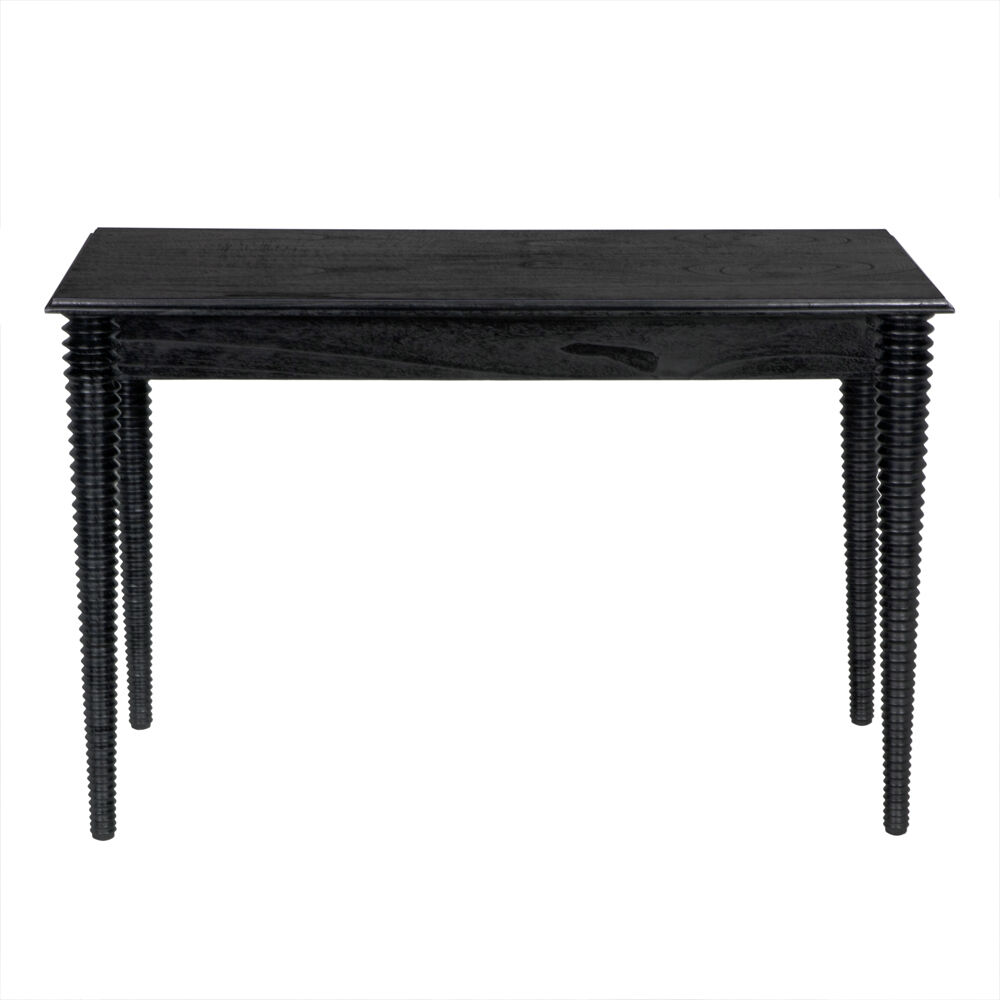 Leonardo 49 X 25 inch Charcoal Black Desk