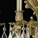 Monarch 5 Light 21 inch French Gold Wall Sconce Wall Light in Clear, Royal Cut