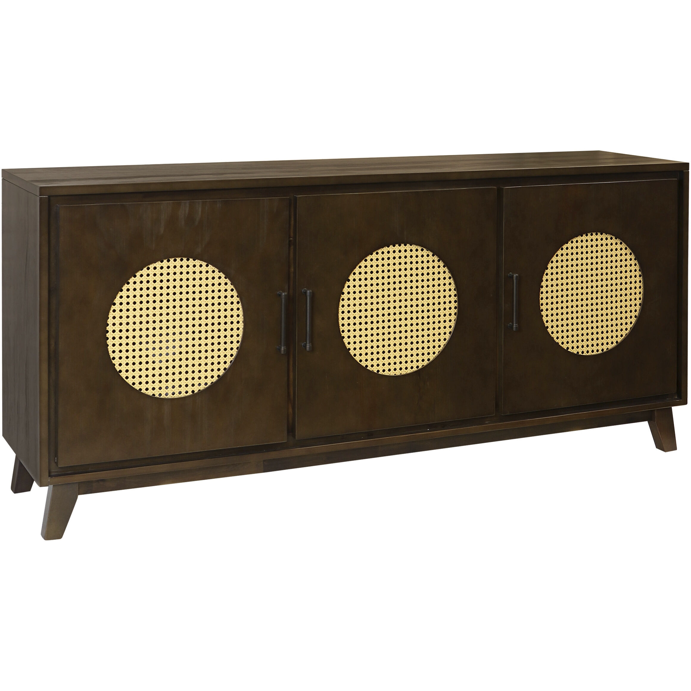 Capri 68 X 16 inch Mahogony and Natural Sideboard