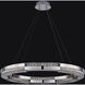 Dama 34 inch Polished Chrome Pendant Ceiling Light