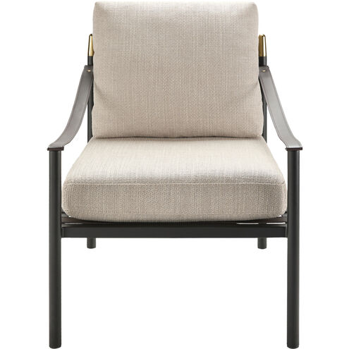 Frank Upholstery: Light Beige; Base: Light Gray Accent Chairs
