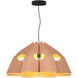 Victoria 29.5 inch Rose Pendant Ceiling Light in Rose/Ash