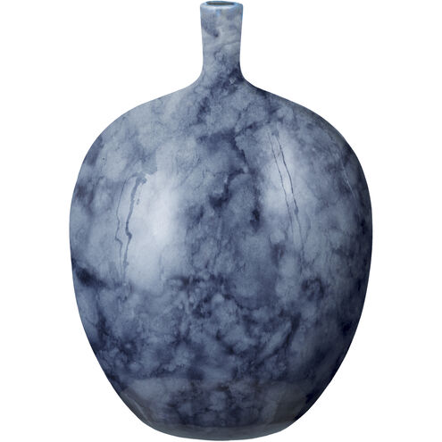 Midnight Marble 14 X 10 inch Vase, Large