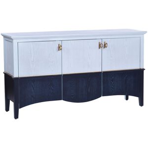 Riviera 16.93 inch Washed White and Washed Blue Sideboard