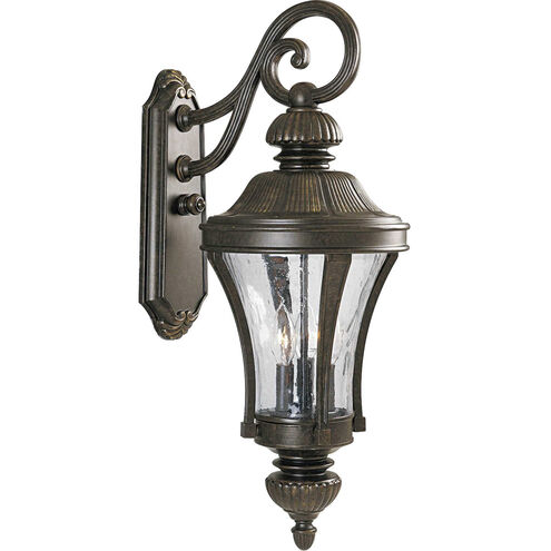 Nottington 3 Light 26 inch Forged Bronze Outdoor Wall Lantern, Large