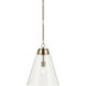 Marsailli 1 Light Champagne Bronze Pendant Ceiling Light, Large