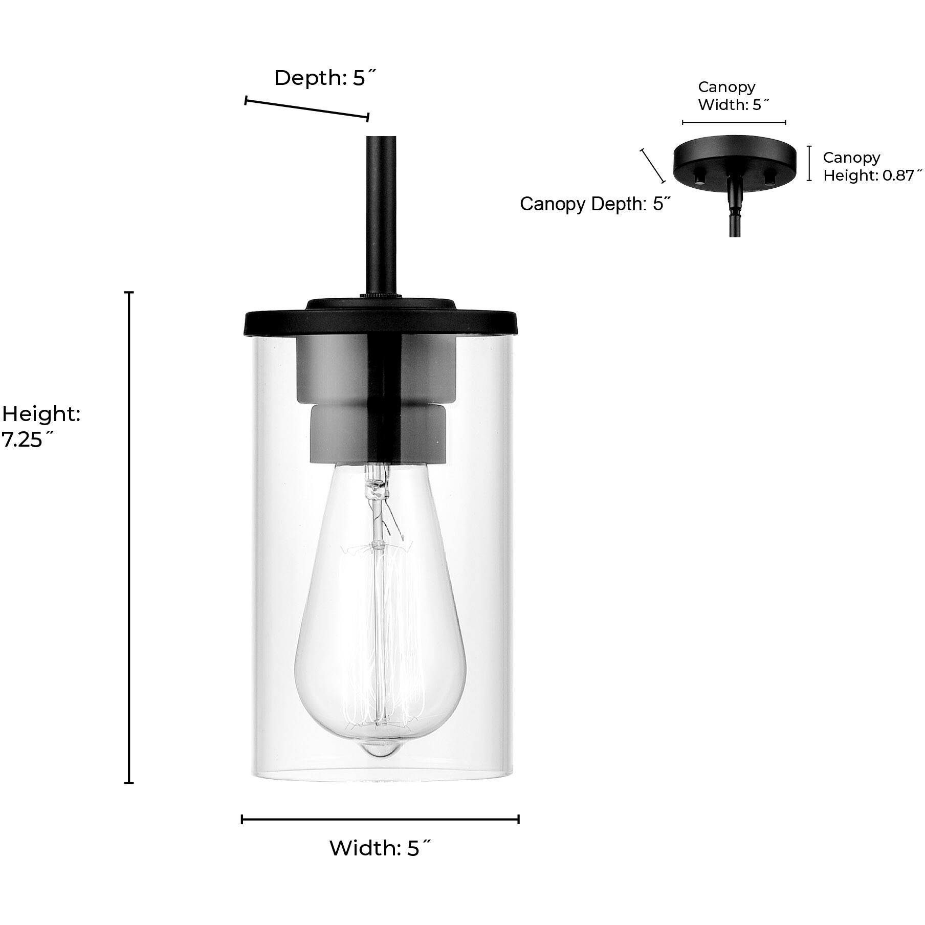 Verlana 1 Light 5 inch Brushed Nickel Pendant Ceiling Light