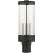 Hillcrest 3 Light 20 inch Textured Black Outdoor Post Top Lantern