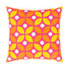 Miranda 18 X 18 inch Bright Yellow and Bright Orange Throw Pillow