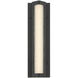 Hy50 LED 16 inch Sand Black Outdoor Wall Sconce