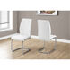 Plymouth White Dining Chair, 2-Piece Set