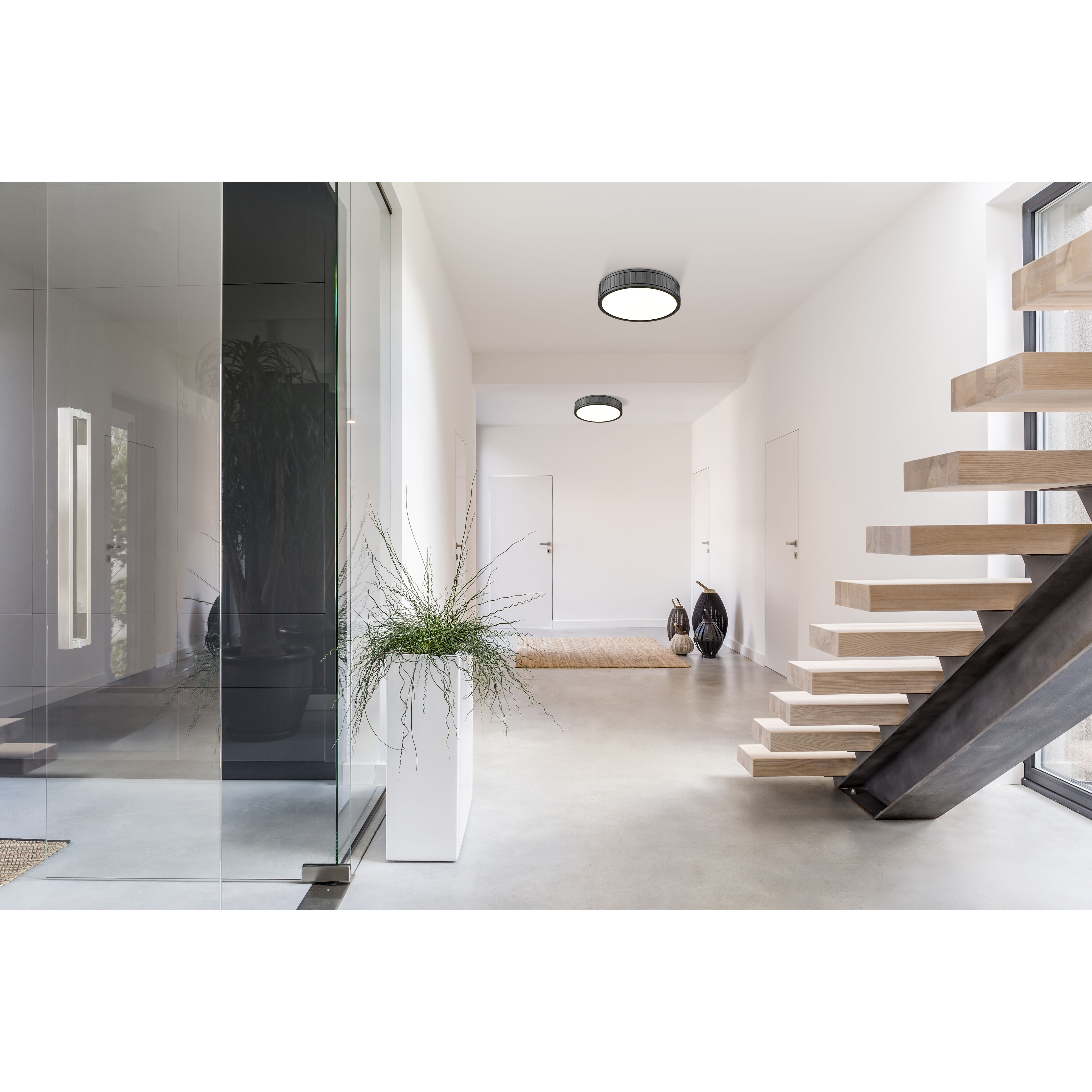 Madison LED 12.5 inch Matte Black Flush Mount Ceiling Light