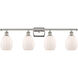 Ballston Eaton 4 Light 36 inch Polished Nickel Bath Vanity Light Wall Light, Ballston