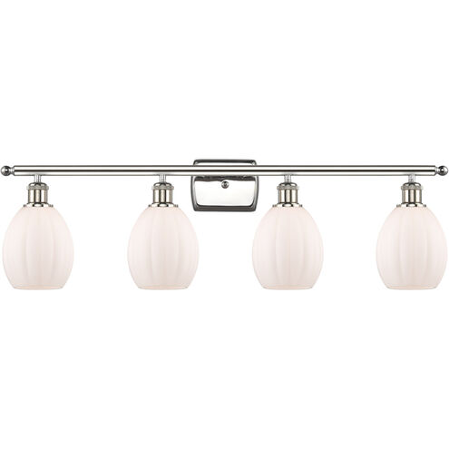 Ballston Eaton 4 Light 36 inch Polished Nickel Bath Vanity Light Wall Light, Ballston