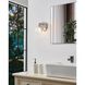 Valentina 1 Light 6.25 inch Brushed Nickel Vanity Light Wall Light