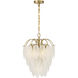 Boa 5 Light 16 inch Warm Brass Chandelier Ceiling Light