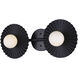 Payton 2 Light 20 inch Black Vanity Light Wall Light