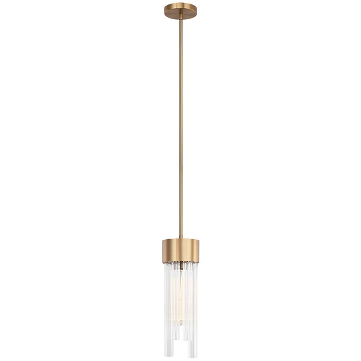 Kellan 1 Light 5 inch Aged Gold Brass Pendant Ceiling Light