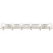 Birmingham 6 Light 48 inch Brushed Nickel Vanity Sconce Wall Light 