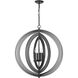 Orme 4 Light 27 inch Matte Black Chandelier Ceiling Light