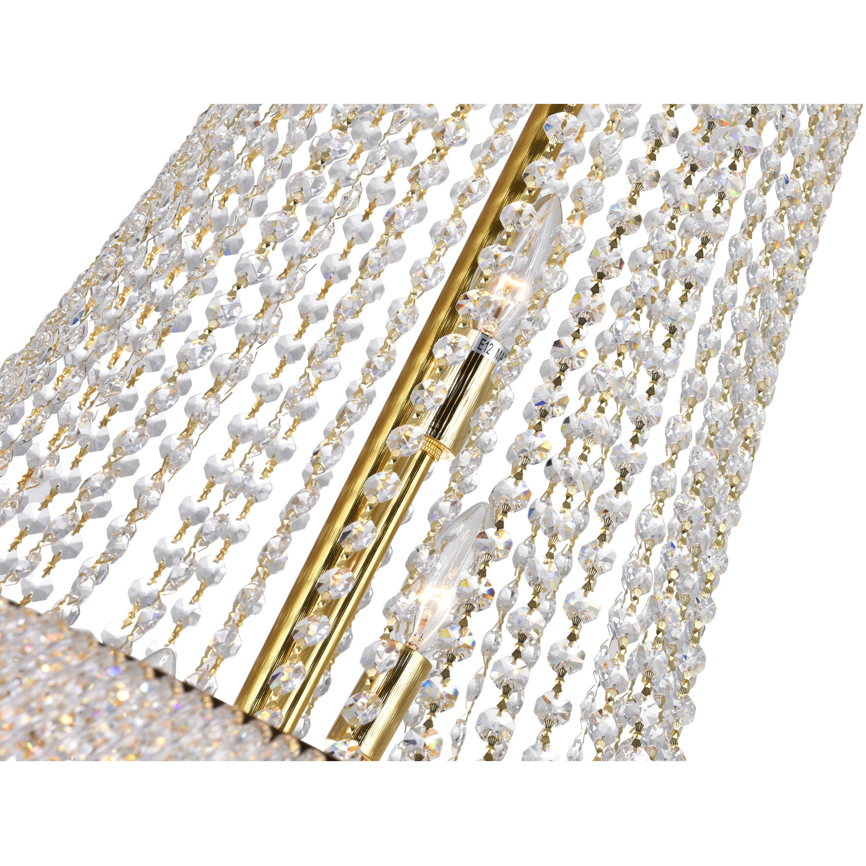 Empire 19 Light 32 inch Gold Down Chandelier Ceiling Light