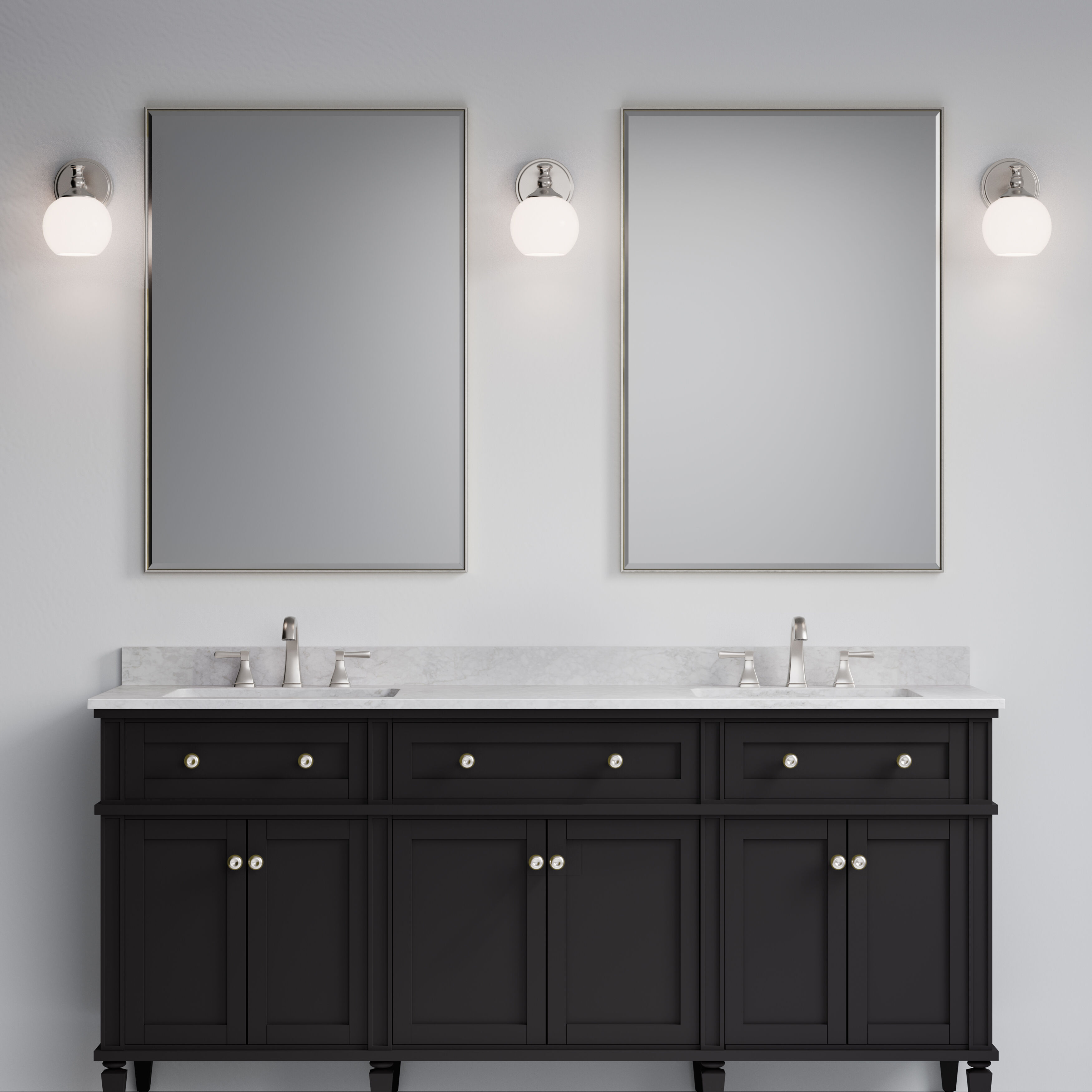 Orlisse 1 Light 6 inch Brushed Nickel Wall Sconce Wall Light