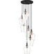 June 7 Light 20 inch Earth Black Pendant Ceiling Light