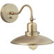 Dewitt 1 Light 10.25 inch Aged Brass Sconce Wall Light