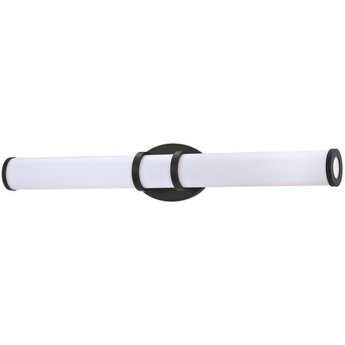 Rings 29.75 inch Black Vanity Light Wall Light