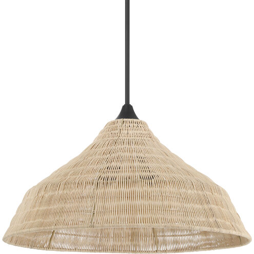 Agoura 3 Light 24 inch Matte Black Pendant Ceiling Light, Extra Large