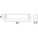 Linear LED 36 inch Satin Nickel Wall Sconce Wall Light