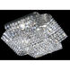 Eclipse Fashion 4 Light 14 inch Silver Flush Mount Ceiling Light